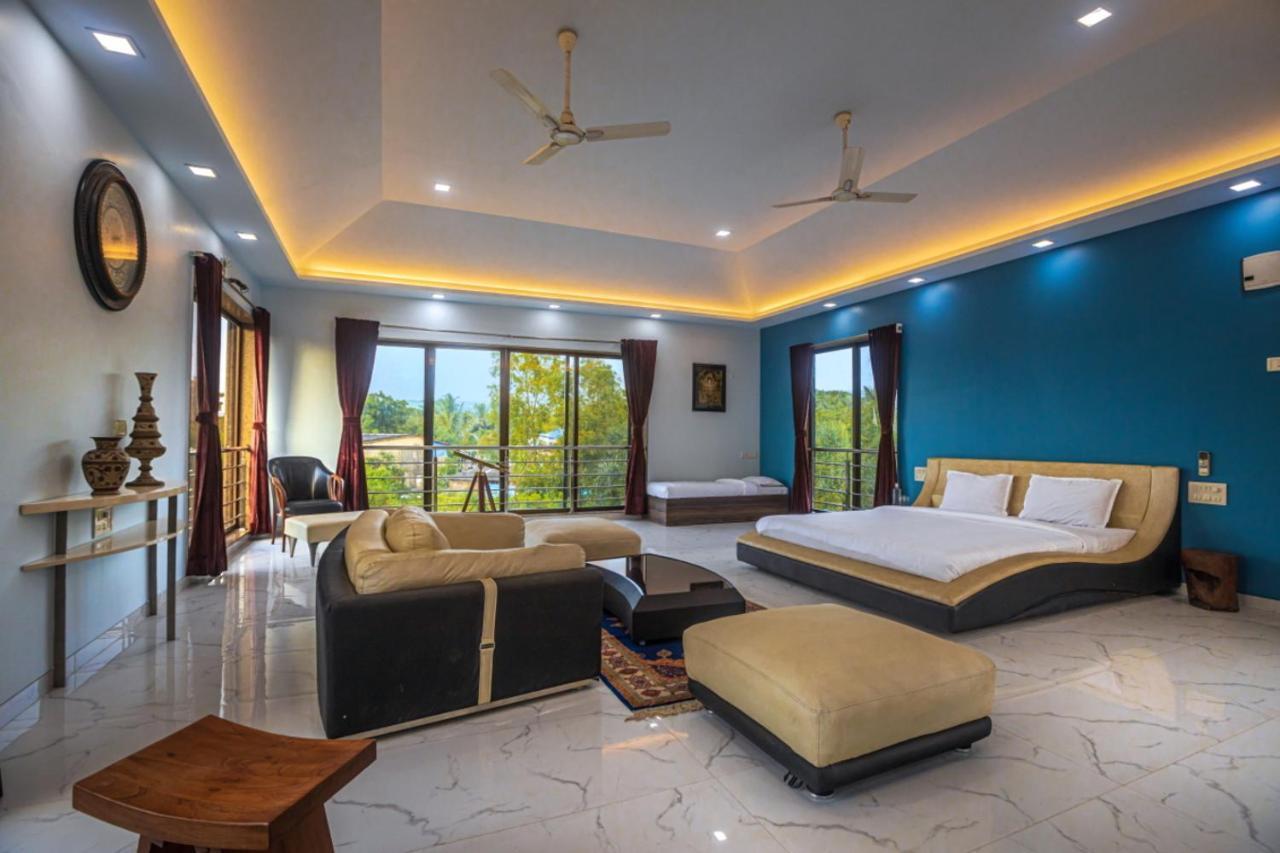 Saffronstays Aura, Alibaug - Luxury Pool Villa With A Game Room And Spacious Lawn Алібаґ Екстер'єр фото
